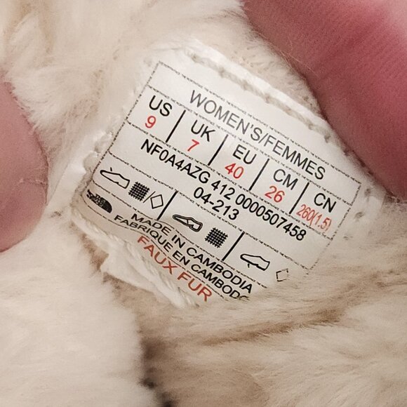 The North Face Women's ThermoBall Lace Up Waterproof Boots Teal Blue Size 9 - Picture 12 of 13